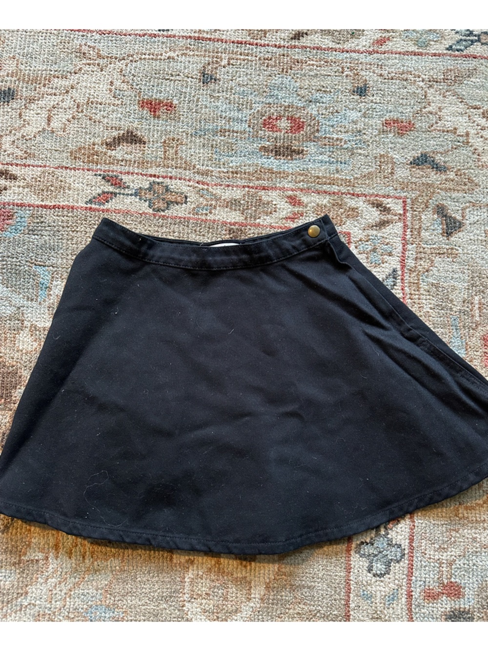 American Apparel Black A-Line Mini Skirt